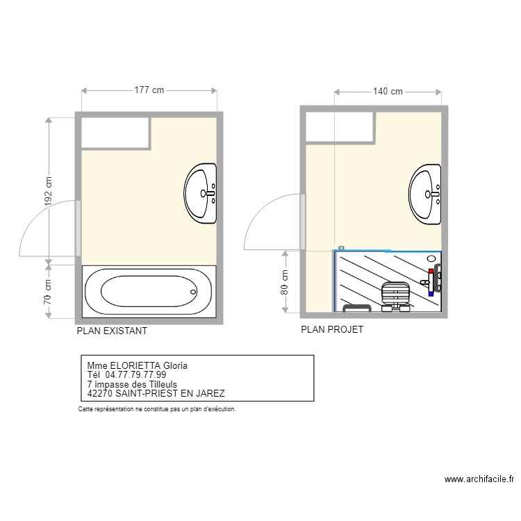 BAILLEUR PUBLIQUE ELORIETTA GLORIA. Plan de 0 pièce et 0 m2