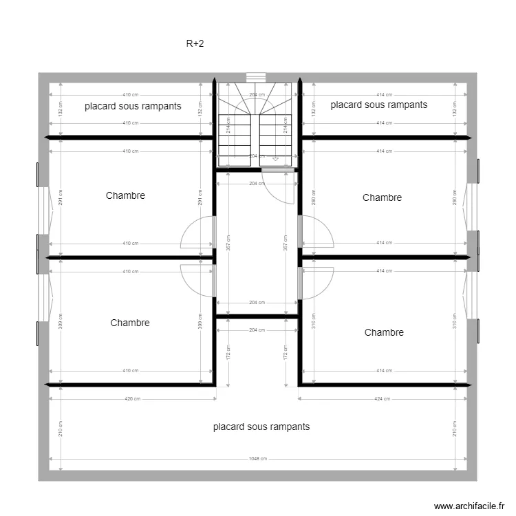 PAUCHON EDL R2. Plan de 