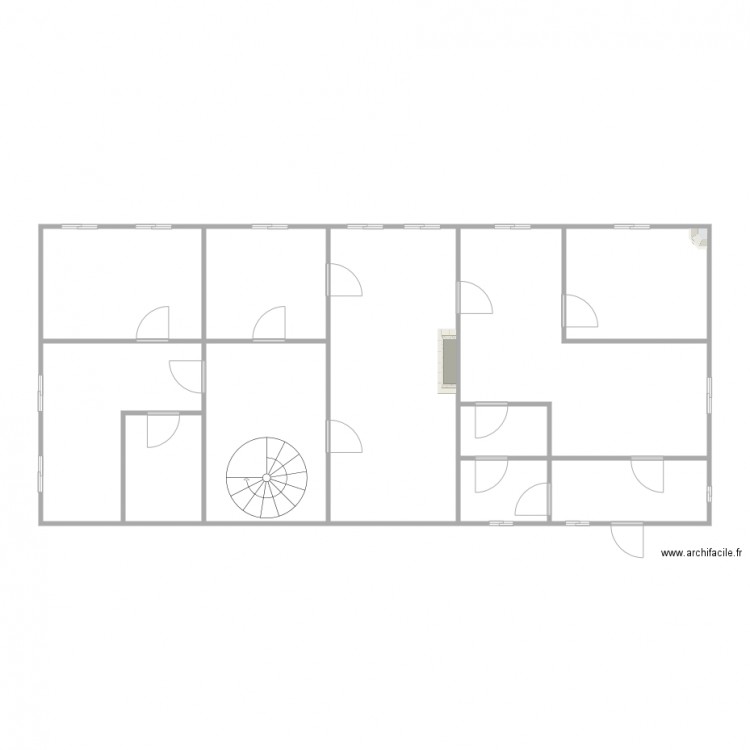 Aubredes R1 villa. Plan de 0 pièce et 0 m2