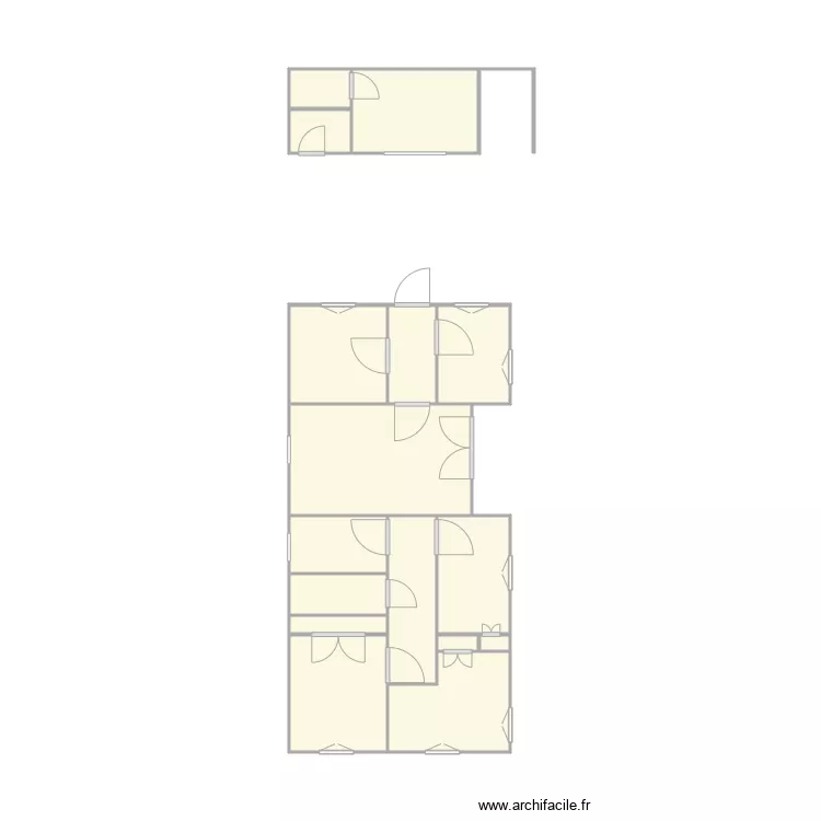 Croquis Succession MOLINS. Plan de 