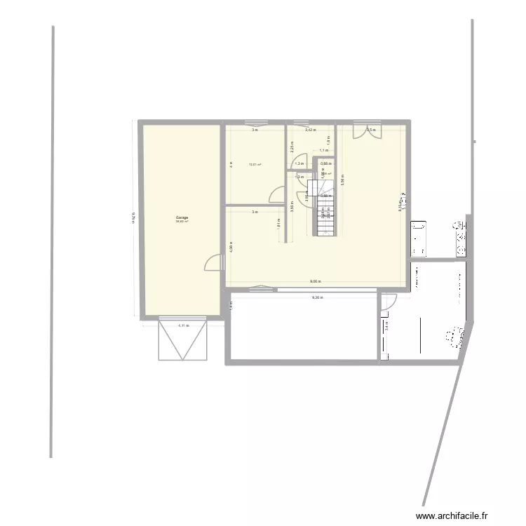 Plan maison projet agrandissement gros projet. Plan de 4  et 108 m²