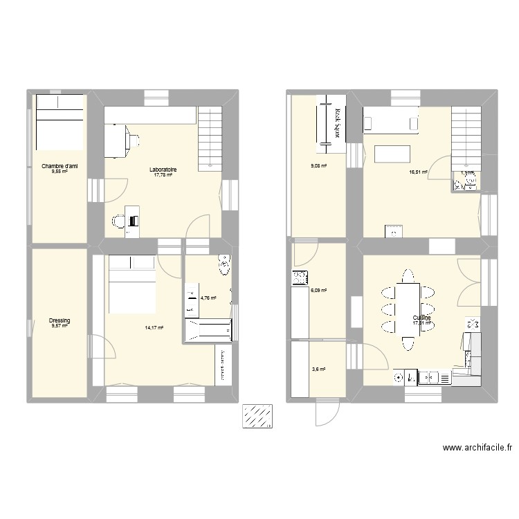 maison esserts-blay. Plan de 0 pièce et 0 m2