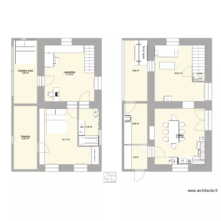maison esserts-blay. Plan de 