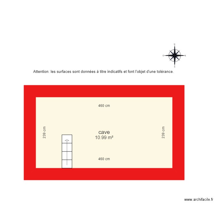 BI 2571 cave coté. Plan de 0 pièce et 0 m2