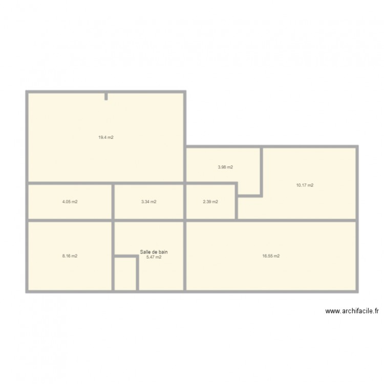 Appartement 2. Plan de 0 pièce et 0 m2