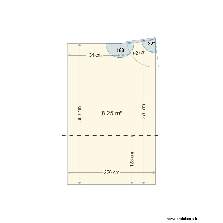 Bureau. Plan de 0 pièce et 0 m2