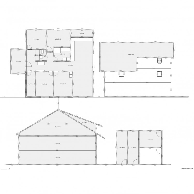 grenier cluses. Plan de 0 pièce et 0 m2