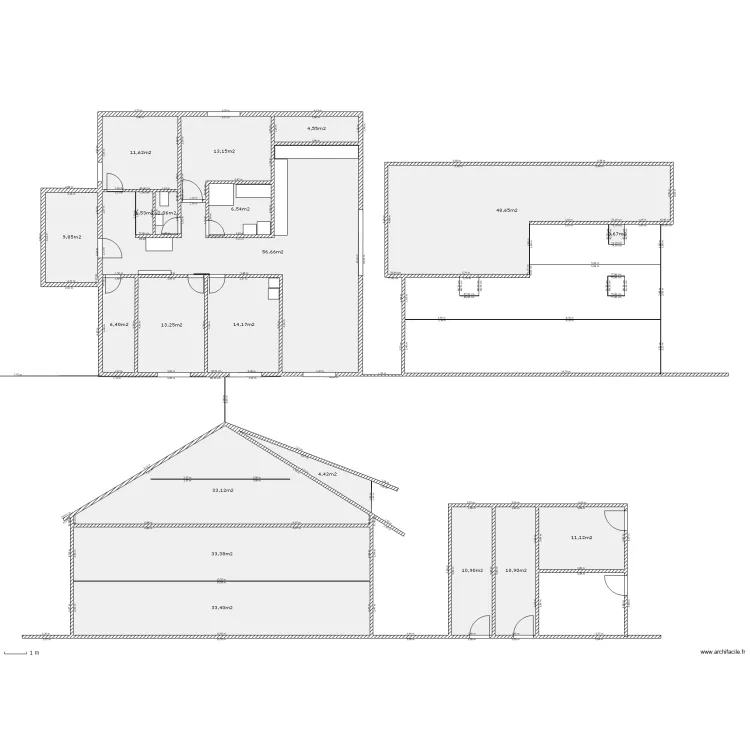 grenier cluses. Plan de grenier cluses. Plan de