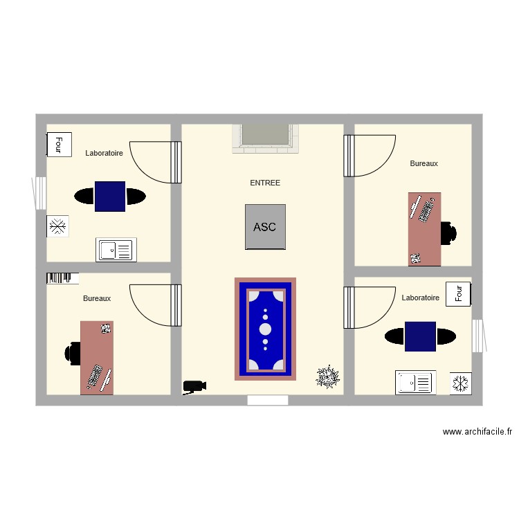 Rez de chaussée . Plan de 0 pièce et 0 m2