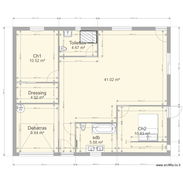 TEST V1. Plan de 0 pièce et 0 m2