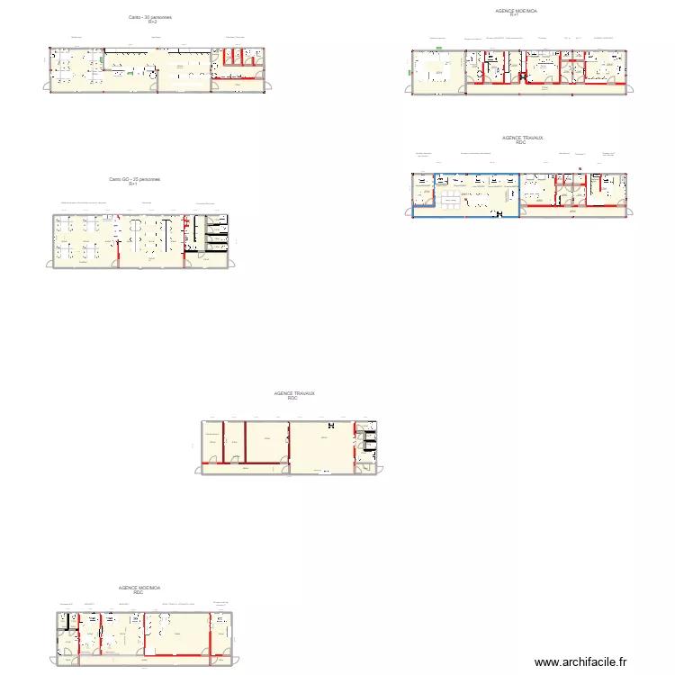 AGENCE MOA/MOE. Plan de 