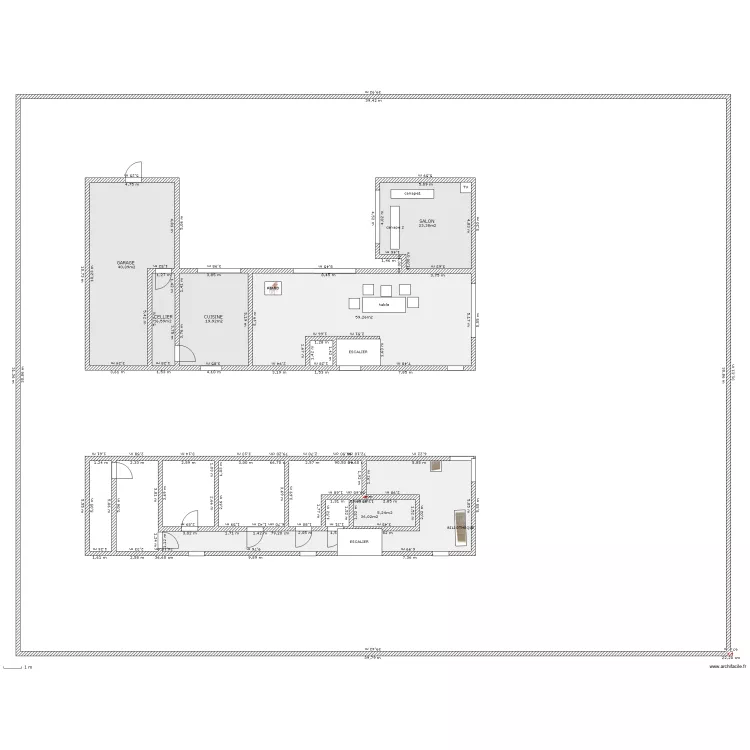 maison . Plan de maison . Plan de