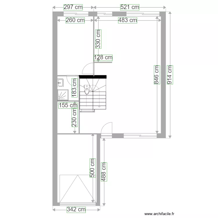 Saint Leger . Plan de 