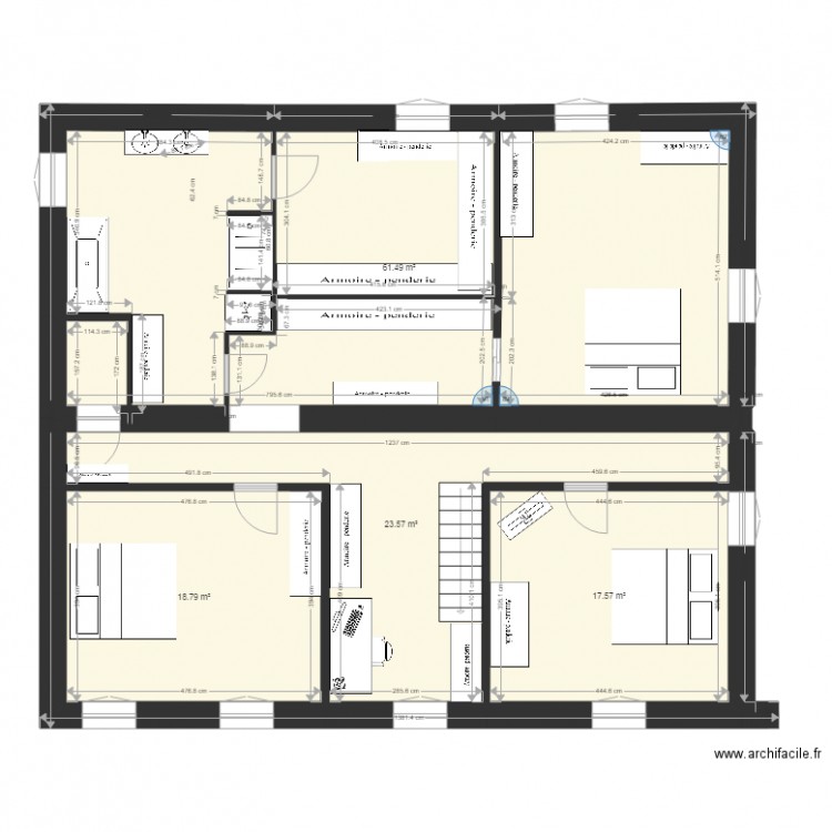 etage 15 mars 2017 bis. Plan de 0 pièce et 0 m2