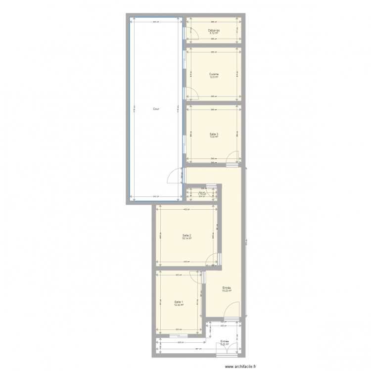 academie. Plan de 0 pièce et 0 m2