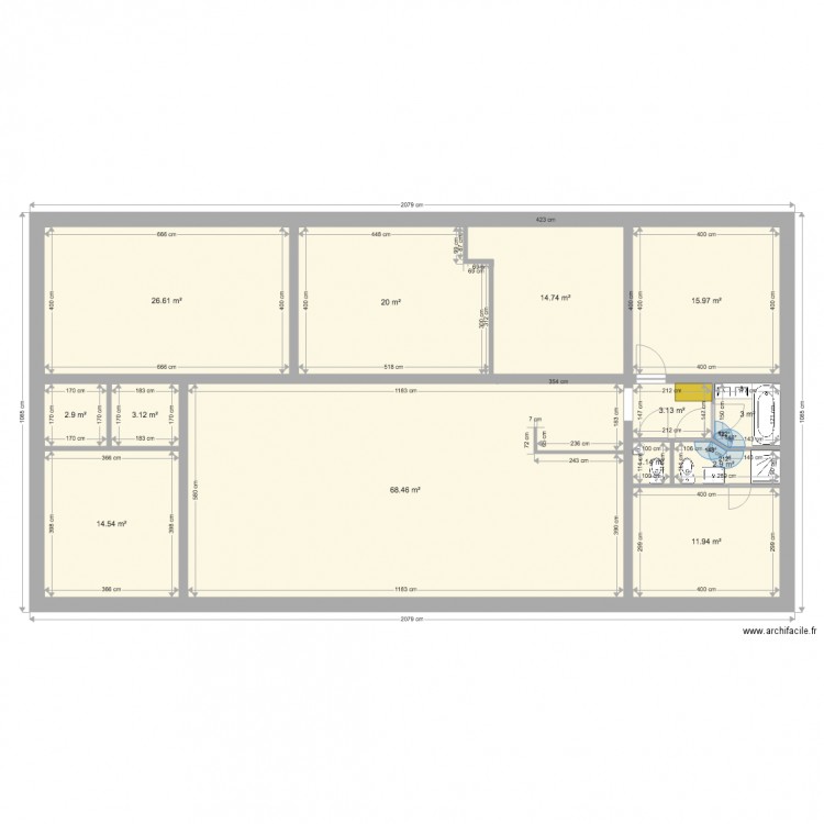 200m Ach garage. Plan de 0 pièce et 0 m2