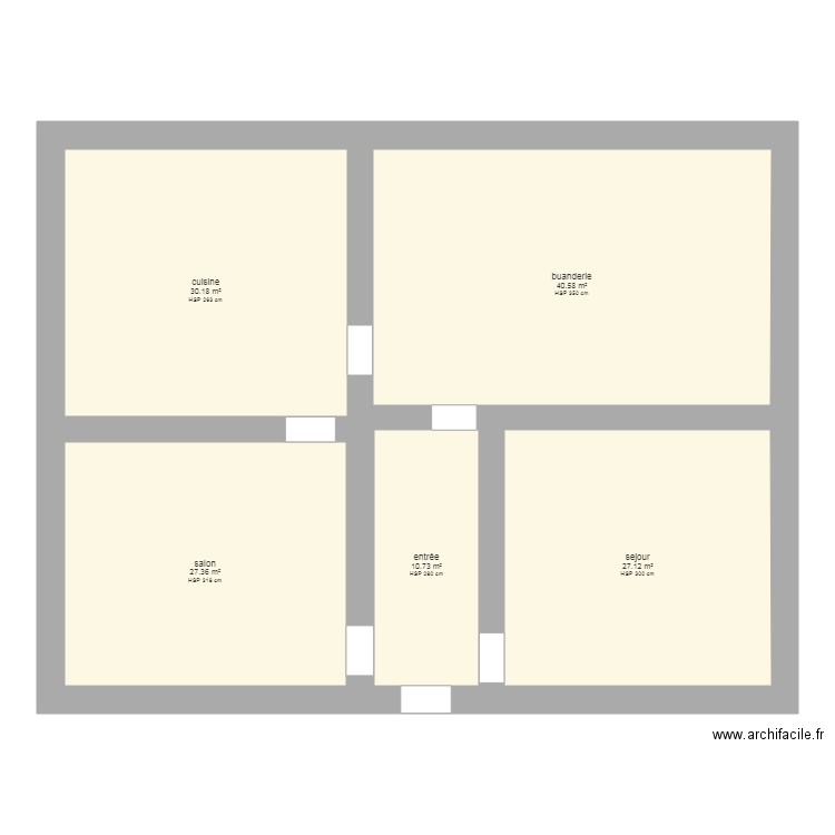 Lepert avezan. Plan de 0 pièce et 0 m2