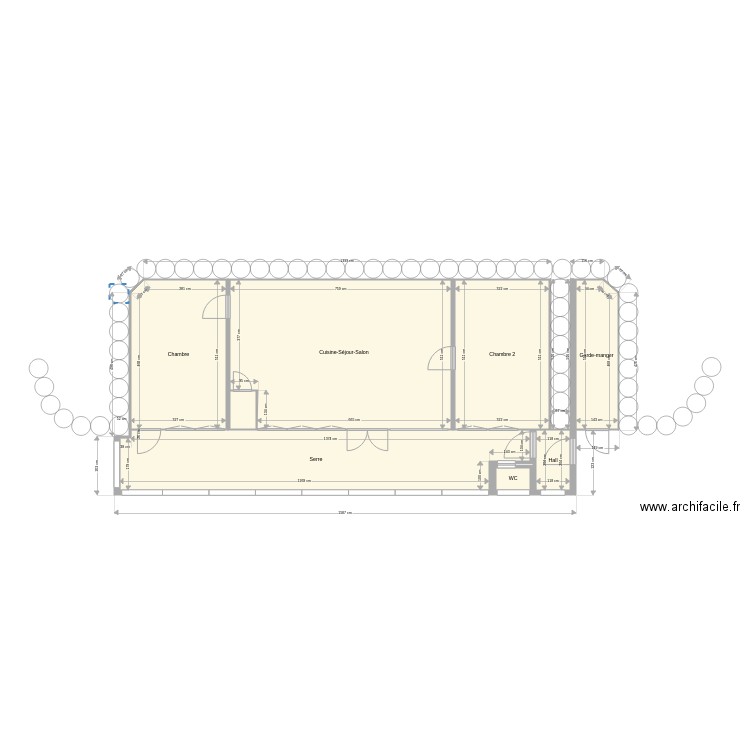 Earthship 6 inversion plan de niveau. Plan de 0 pièce et 0 m2