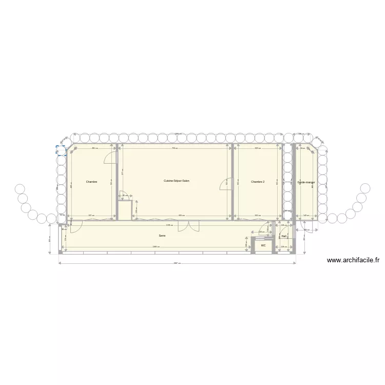 Earthship 6 inversion plan de niveau. Plan de 