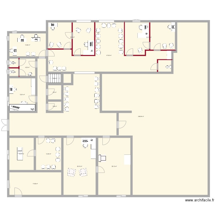 projet association 6 bis. Plan de 0 pièce et 0 m2