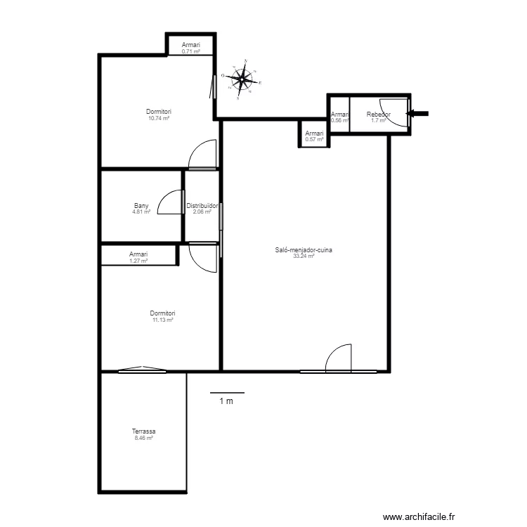 ED LA GRANDALLA BLOC I 2 2 LA CORTINADA ORDINO. Plan de ED LA GRANDALLA BLOC I 2 2 LA CORTINADA ORDINO. Plan de