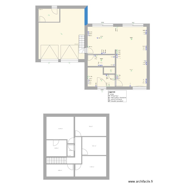 HerrmannAbrahamPositionfinalREZ. Plan de 14 pièces et 185 m2
