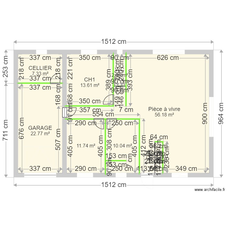 SALVAGNAC. Plan de 0 pièce et 0 m2