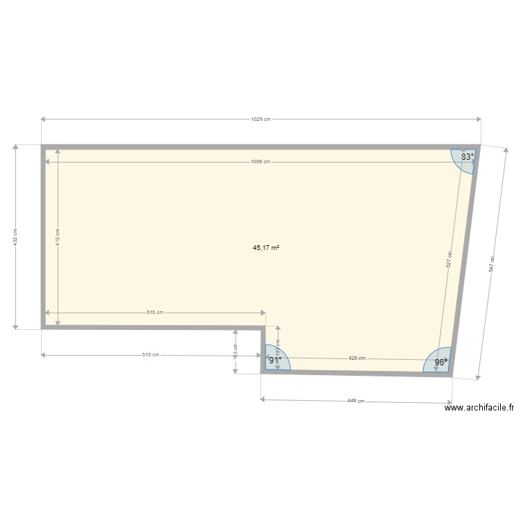 bi 6597. Plan de 0 pièce et 0 m2