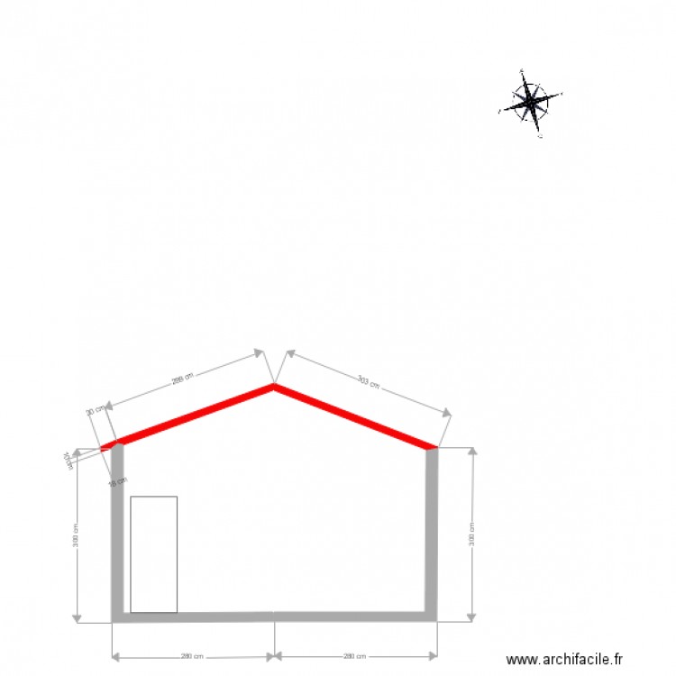 plan de coupe. Plan de 0 pièce et 0 m2