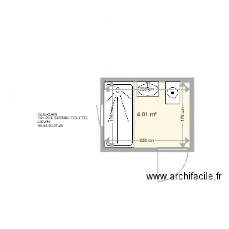 GUERLAIN. Plan de 0 pièce et 0 m2