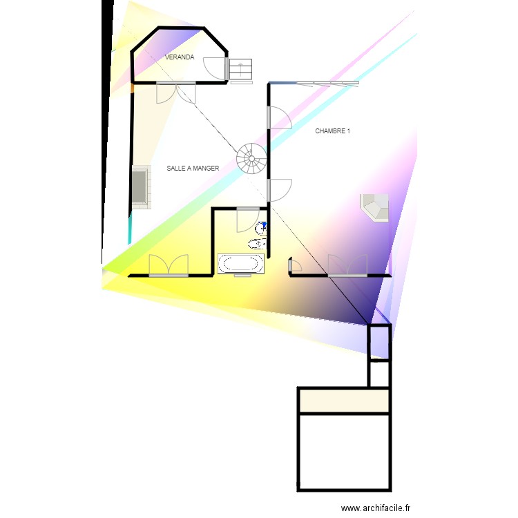 MOUTIN 98 BLD OCEAN LE CORMIER. Plan de 0 pièce et 0 m2