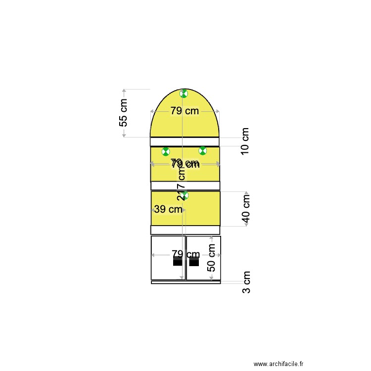 MEUBLE SEJOUR . Plan de 0 pièce et 0 m2