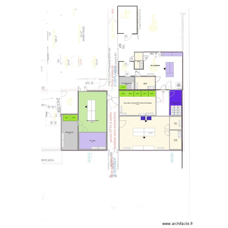 saint vit. Plan de 0 pièce et 0 m2