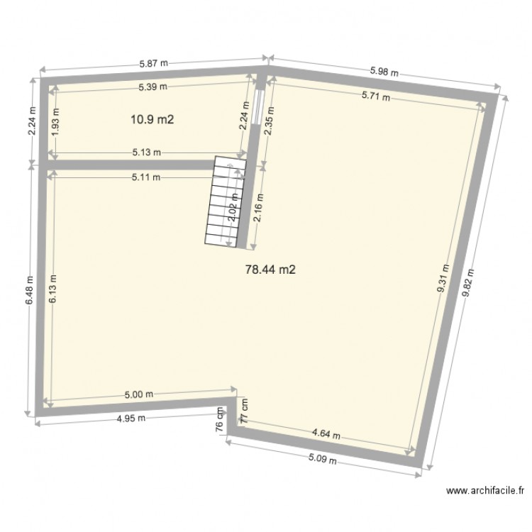 Loft 40 v2. Plan de 0 pièce et 0 m2