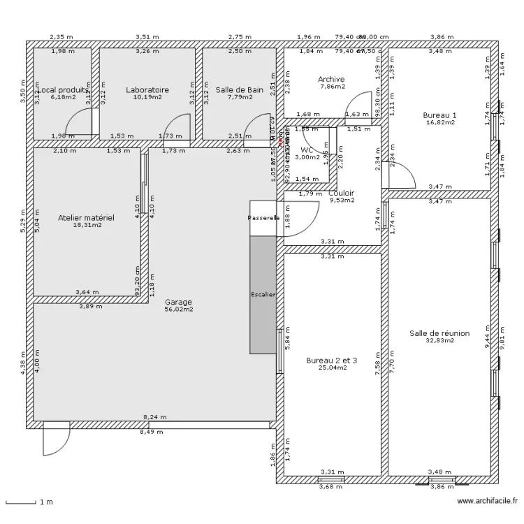 Saint G&eacute;ni&egrave;s. Plan de 