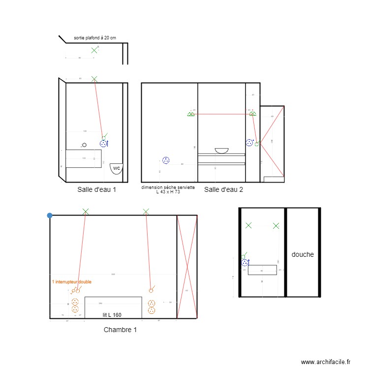 plans elec lauriston. Plan de 0 pièce et 0 m2