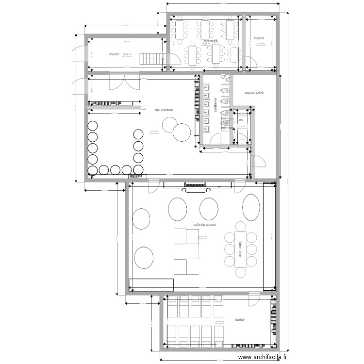 ecole mir. Plan de 0 pièce et 0 m2