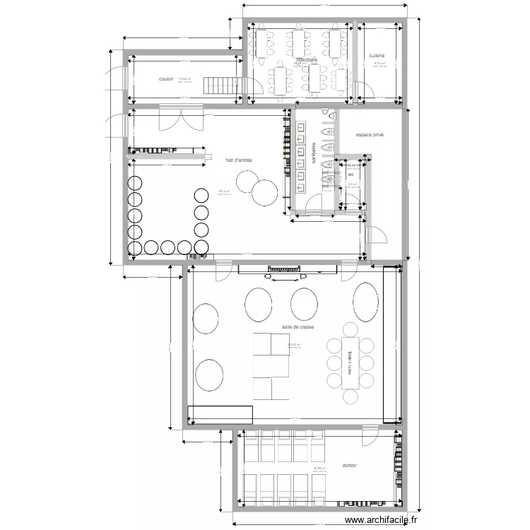 ecole mir. Plan de 