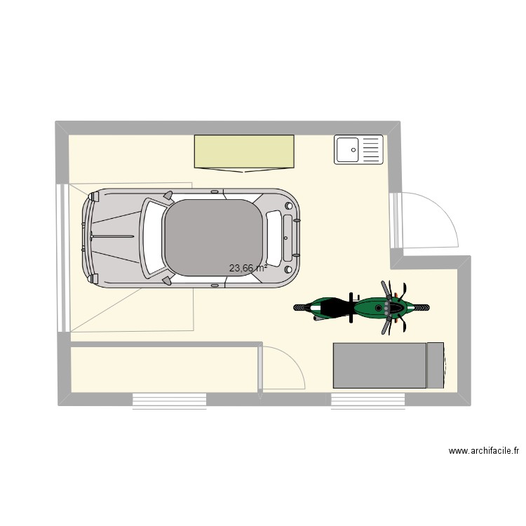 Garage Saint Etienne. Plan de 0 pièce et 0 m2