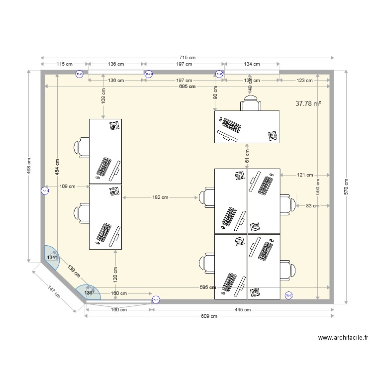 Département D2 V2. Plan de 0 pièce et 0 m2