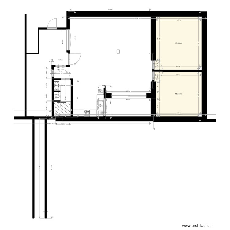 Plan de Maison La Marsa Modifiée. Plan de 0 pièce et 0 m2