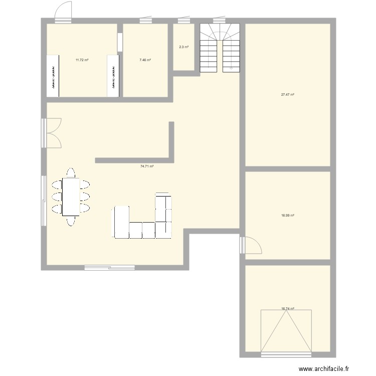 ebauche 1. Plan de 0 pièce et 0 m2