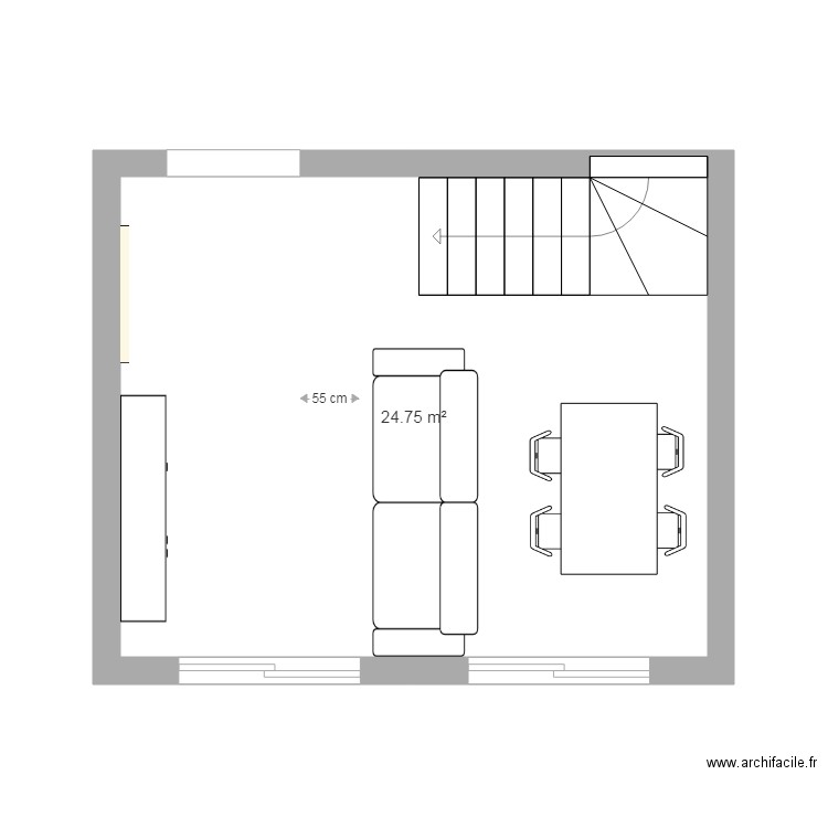 augusta menjador. Plan de 0 pièce et 0 m2