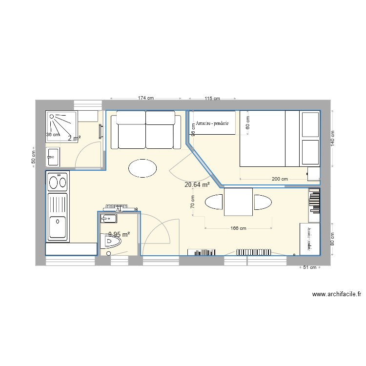 Félix Faure Colombes V3quater ou V4. Plan de 0 pièce et 0 m2