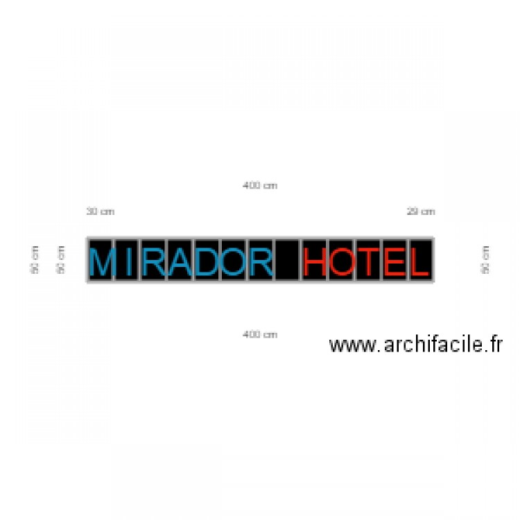 Panneau mirador. Plan de 0 pièce et 0 m2