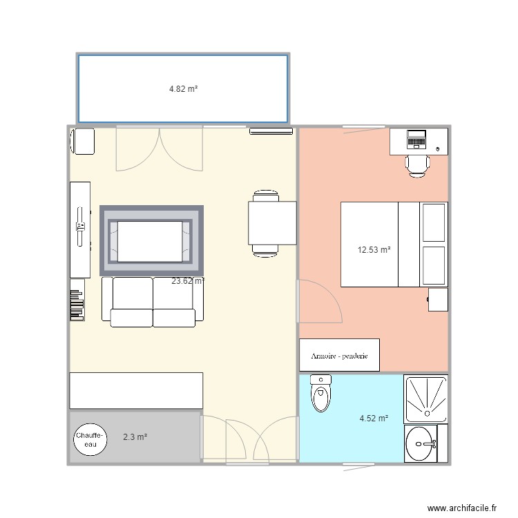 Appartement. Plan de 0 pièce et 0 m2