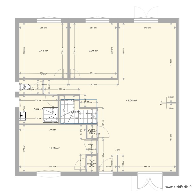 CHATEAU D EAU MOYEN. Plan de 0 pièce et 0 m2