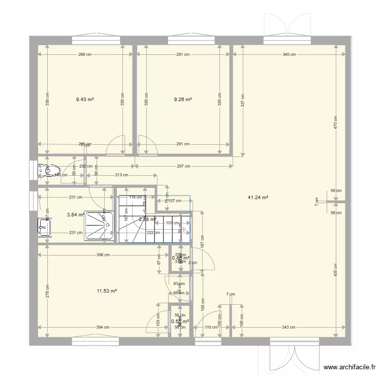 CHATEAU D EAU MOYEN. Plan de 