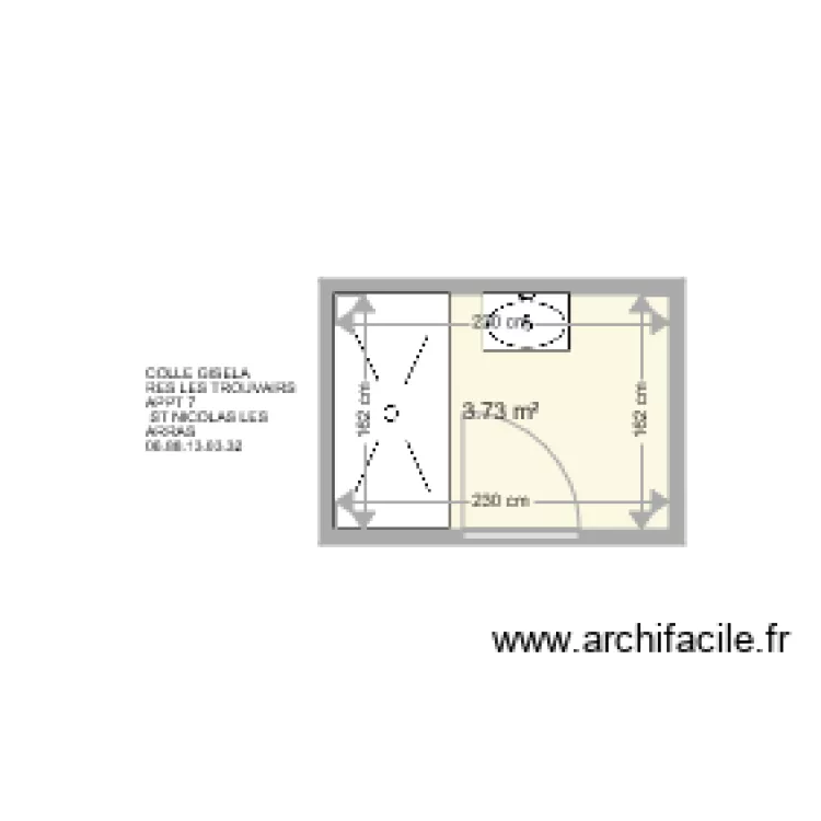 COLLE GISELA . Plan de 