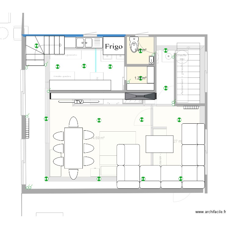 plan notre maison 3. Plan de 0 pièce et 0 m2